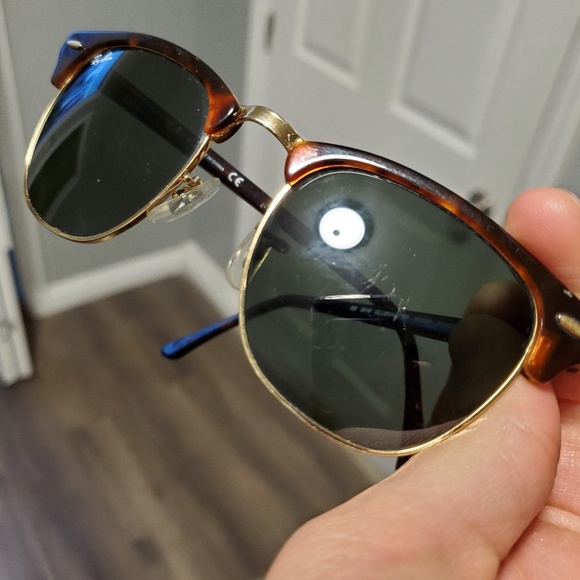 Ray Ban Clubmaster Gold Sunglasses main image 5